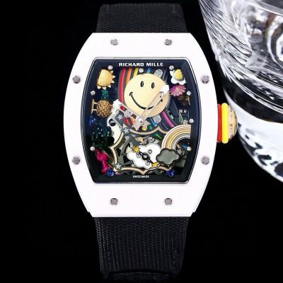 Richard Mille RM 88 White steel Case Watch